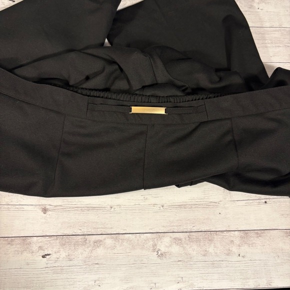 Alfred Dunner Women's Black Wide Leg Cropped Pants Size 2X Elastic Waist - Picture 5 of 13